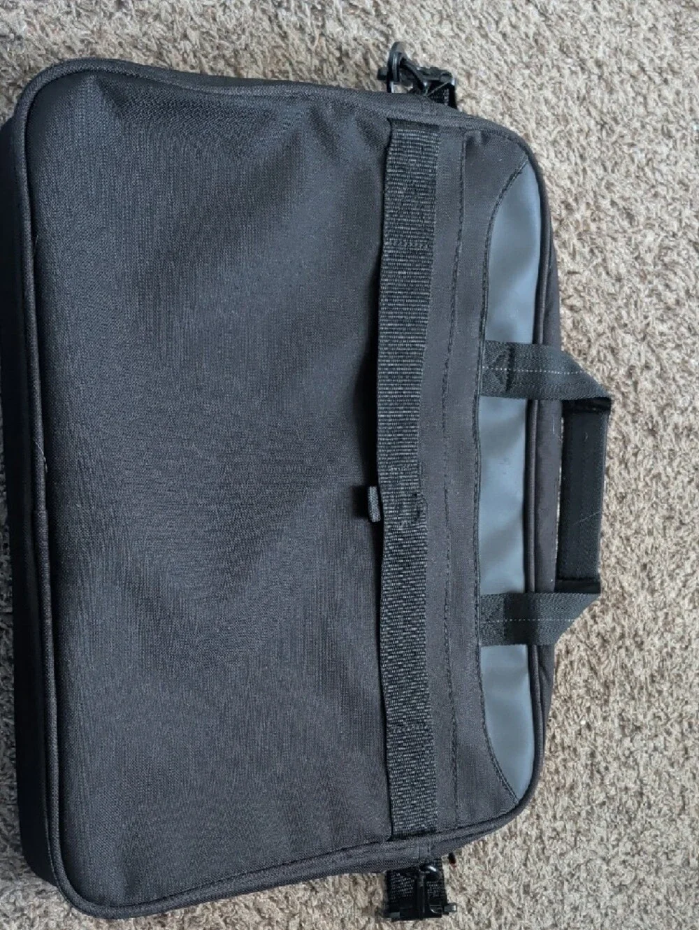 Targus Black Laptop Briefcase with Red Trim